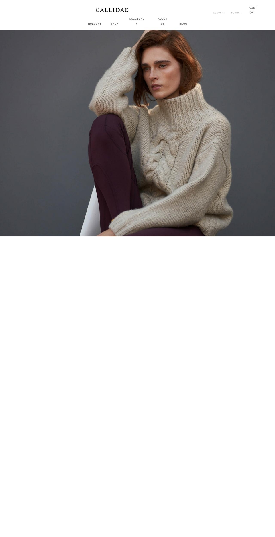 callidae.com shopify website screenshot