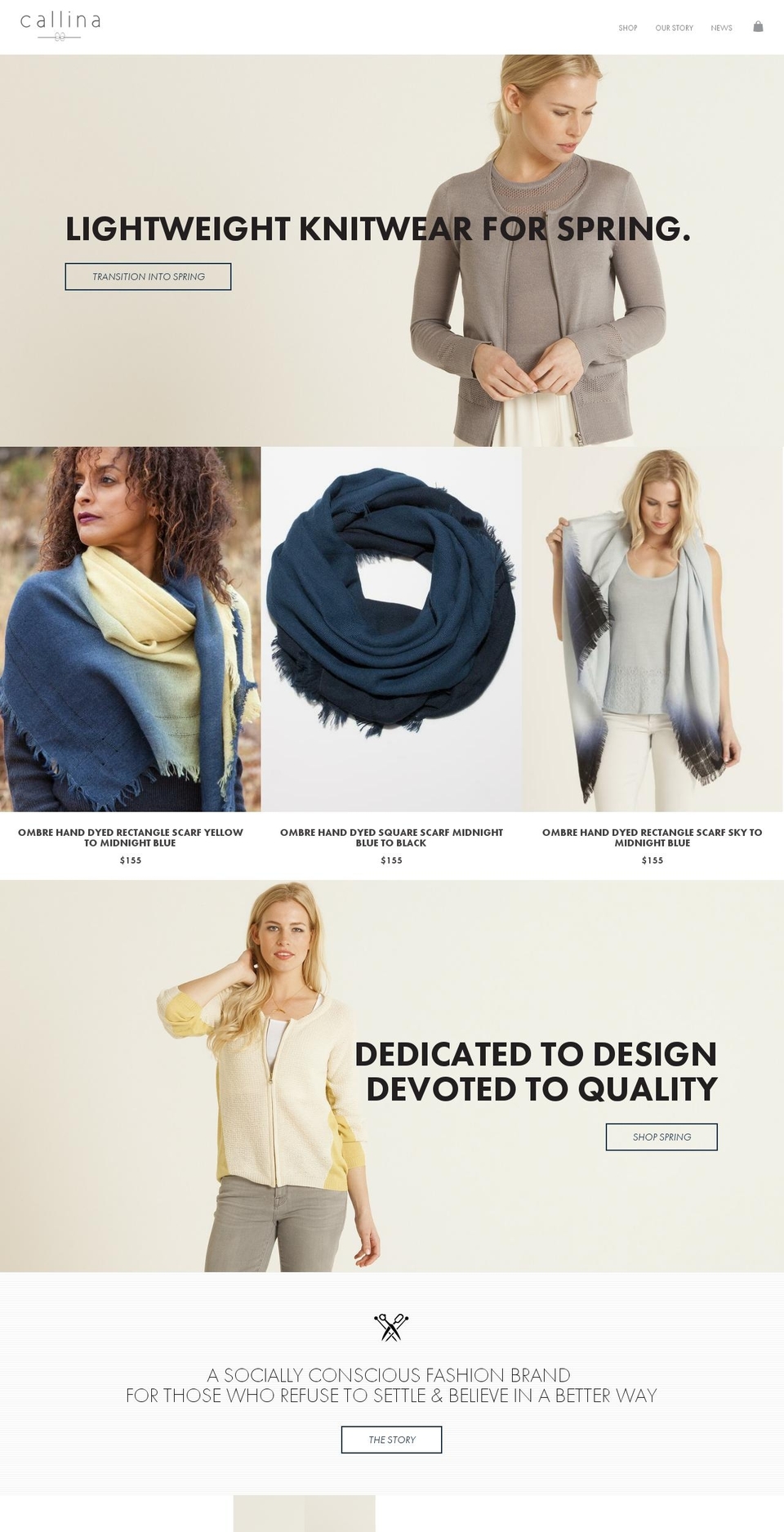 callinastyle.com shopify website screenshot