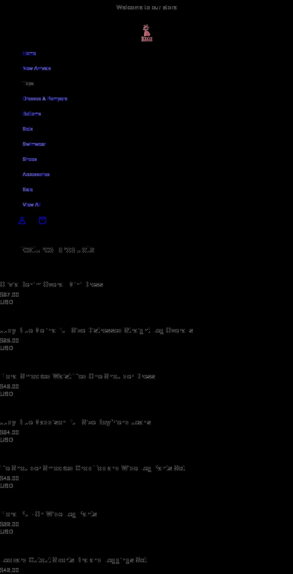 callmekikii.com shopify website screenshot