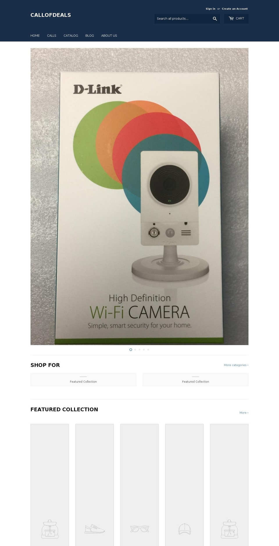 callofdeals.com — Shopify storefront screenshot