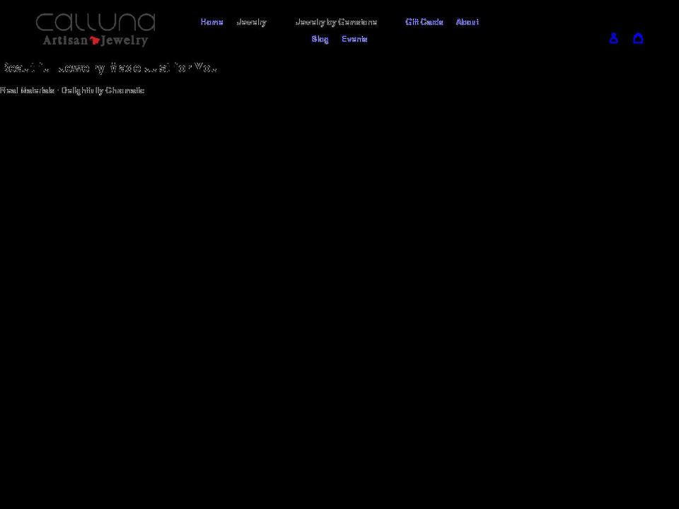 callunajewelry.com shopify website screenshot