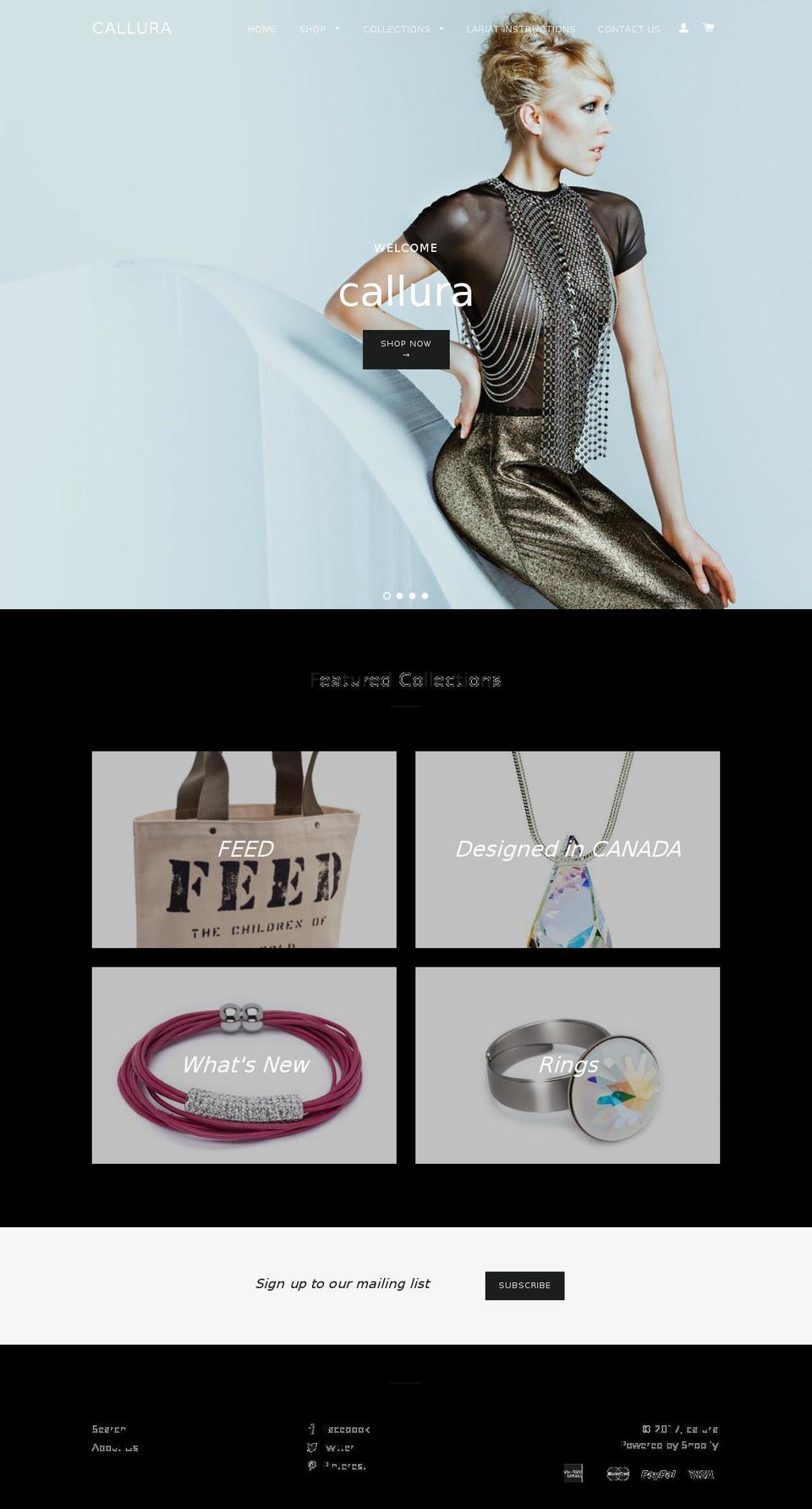 callura.com shopify website screenshot