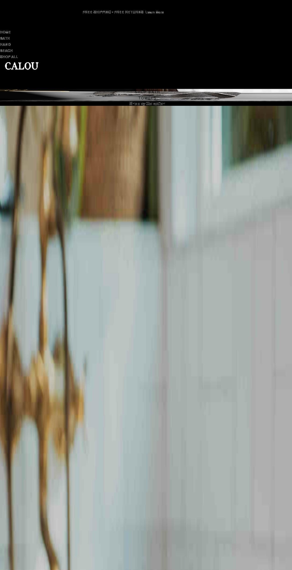 caloulifestyle.com shopify website screenshot