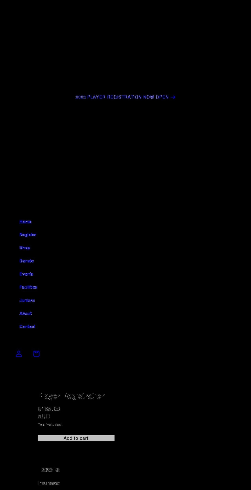 caloundrarugbyunion.com.au shopify website screenshot