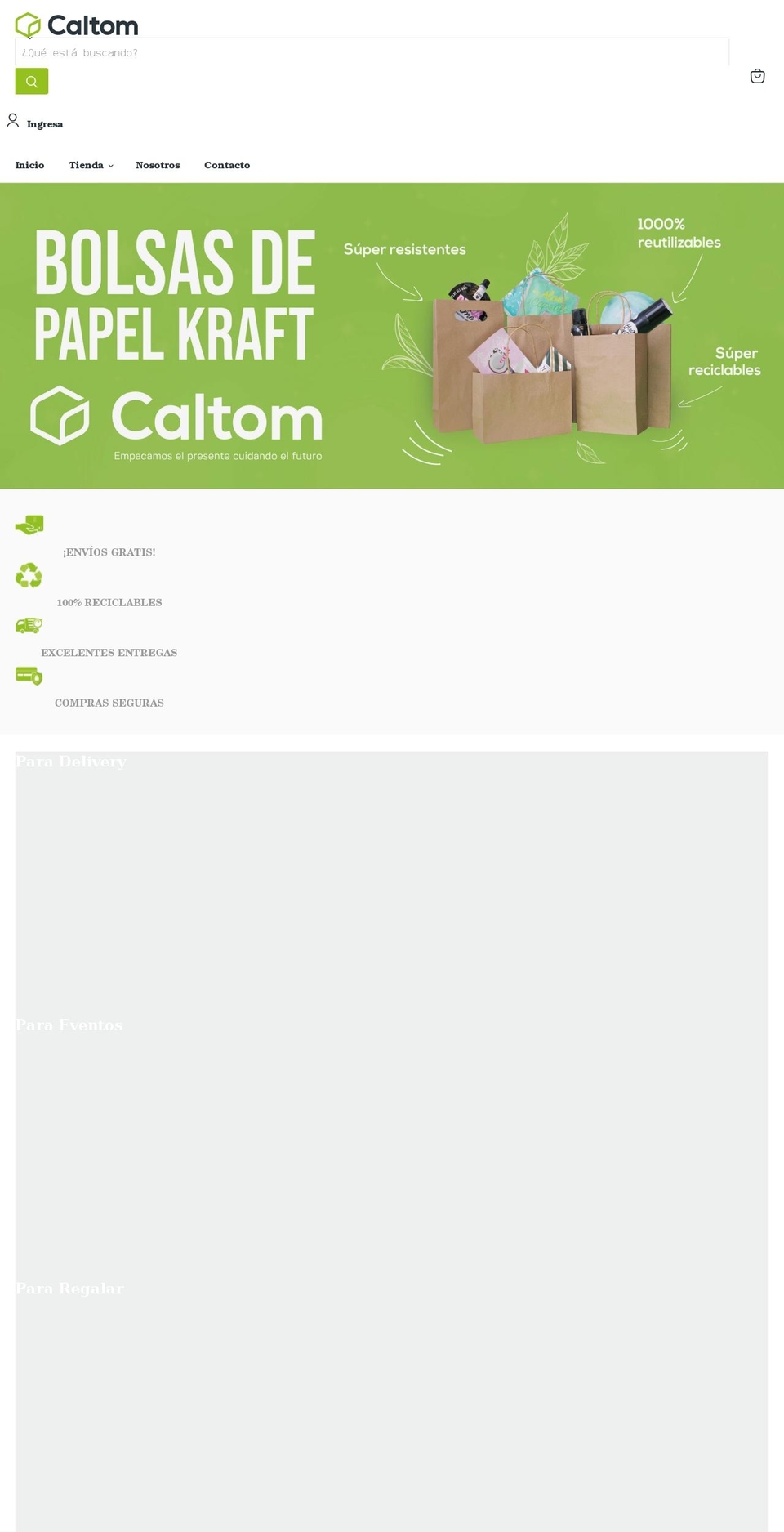 caltom.com shopify website screenshot