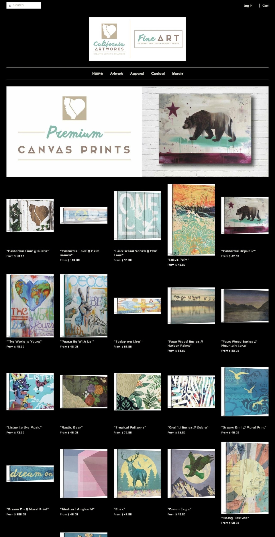 caluv.com shopify website screenshot