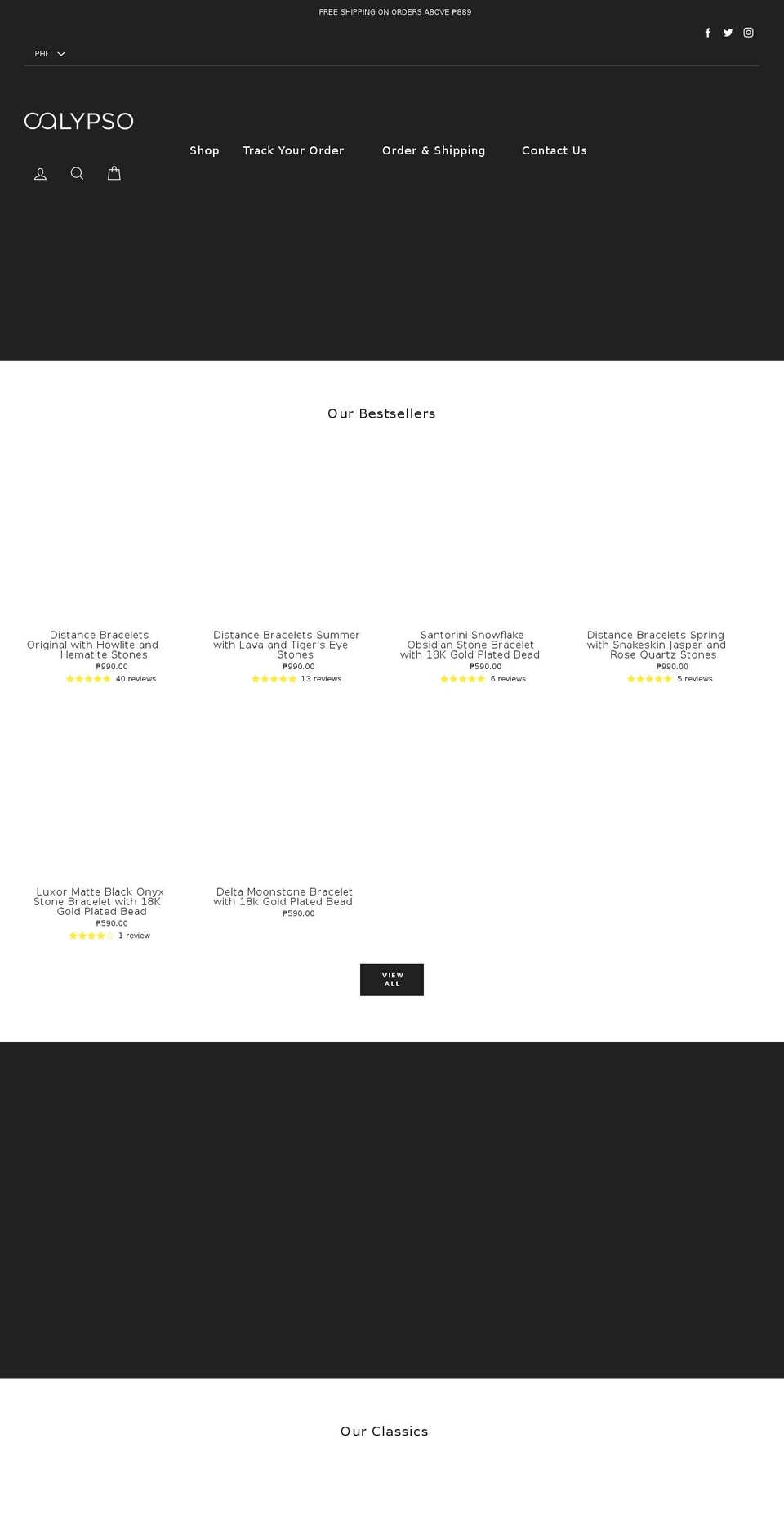calypsoph.com — Shopify storefront screenshot