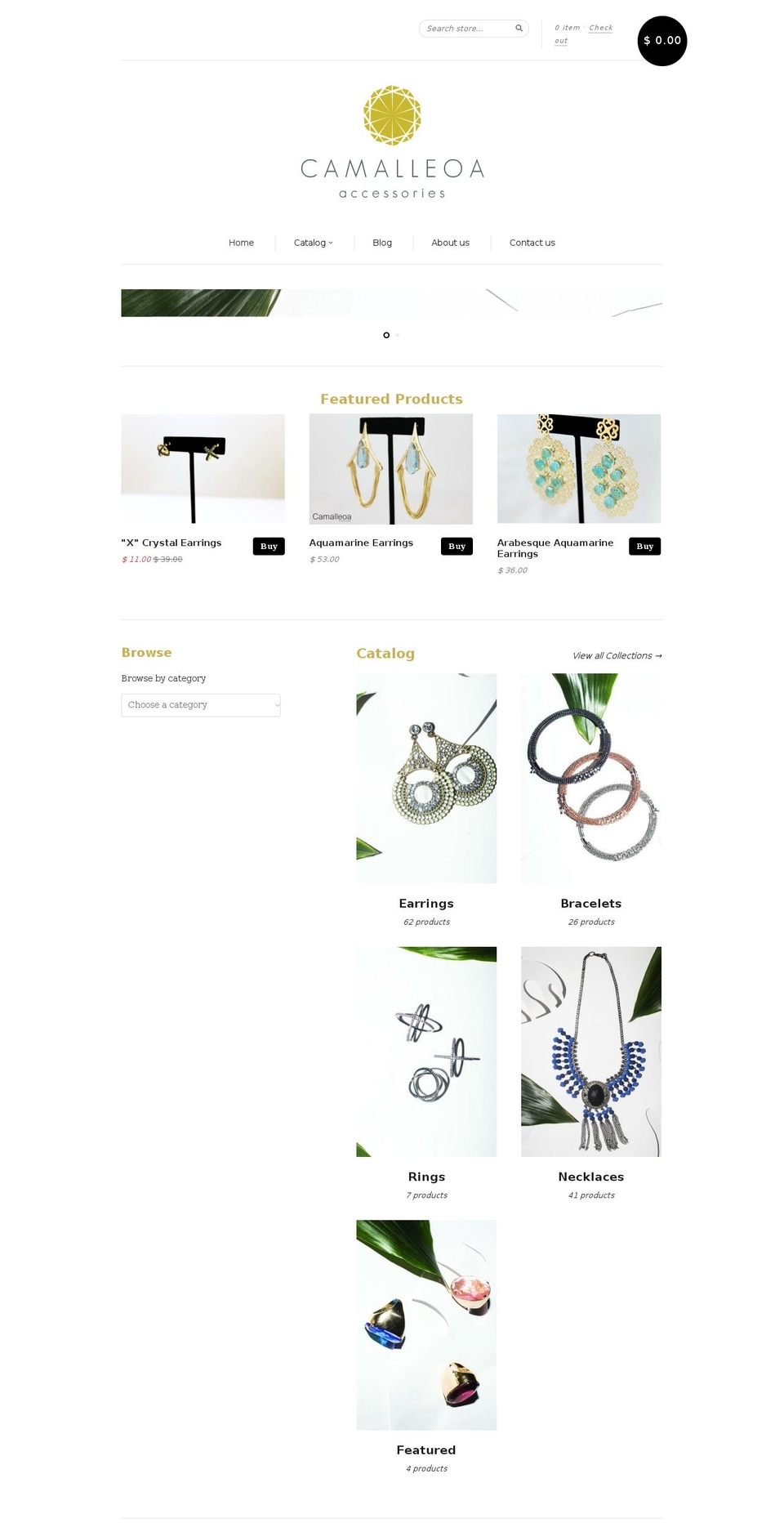 camalleoa.com shopify website screenshot