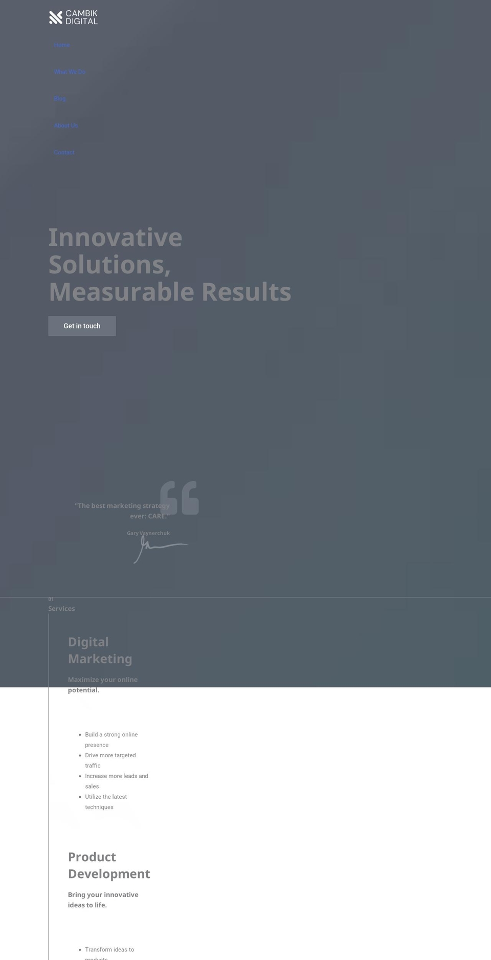 cambik.com — Shopify storefront screenshot