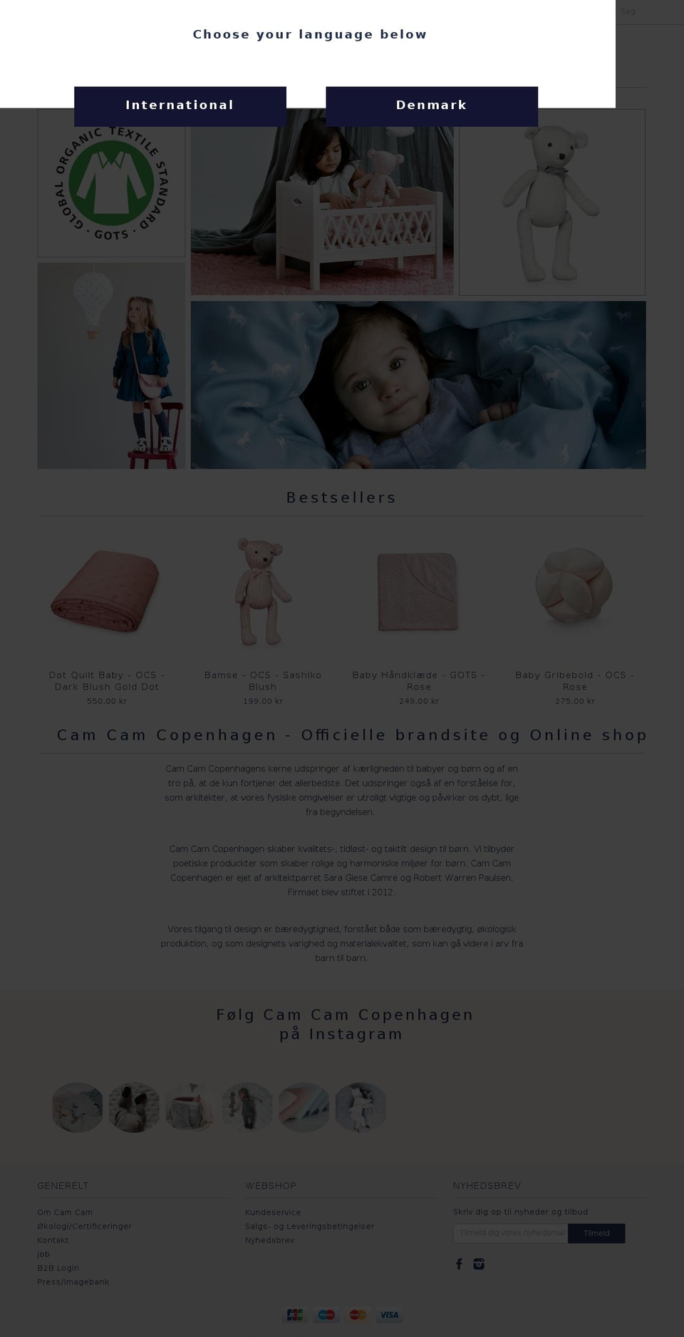 camcam.dk shopify website screenshot