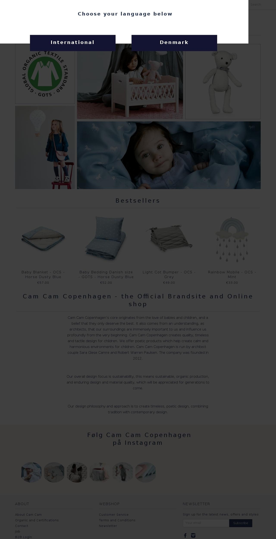 camcamcopenhagen.com shopify website screenshot