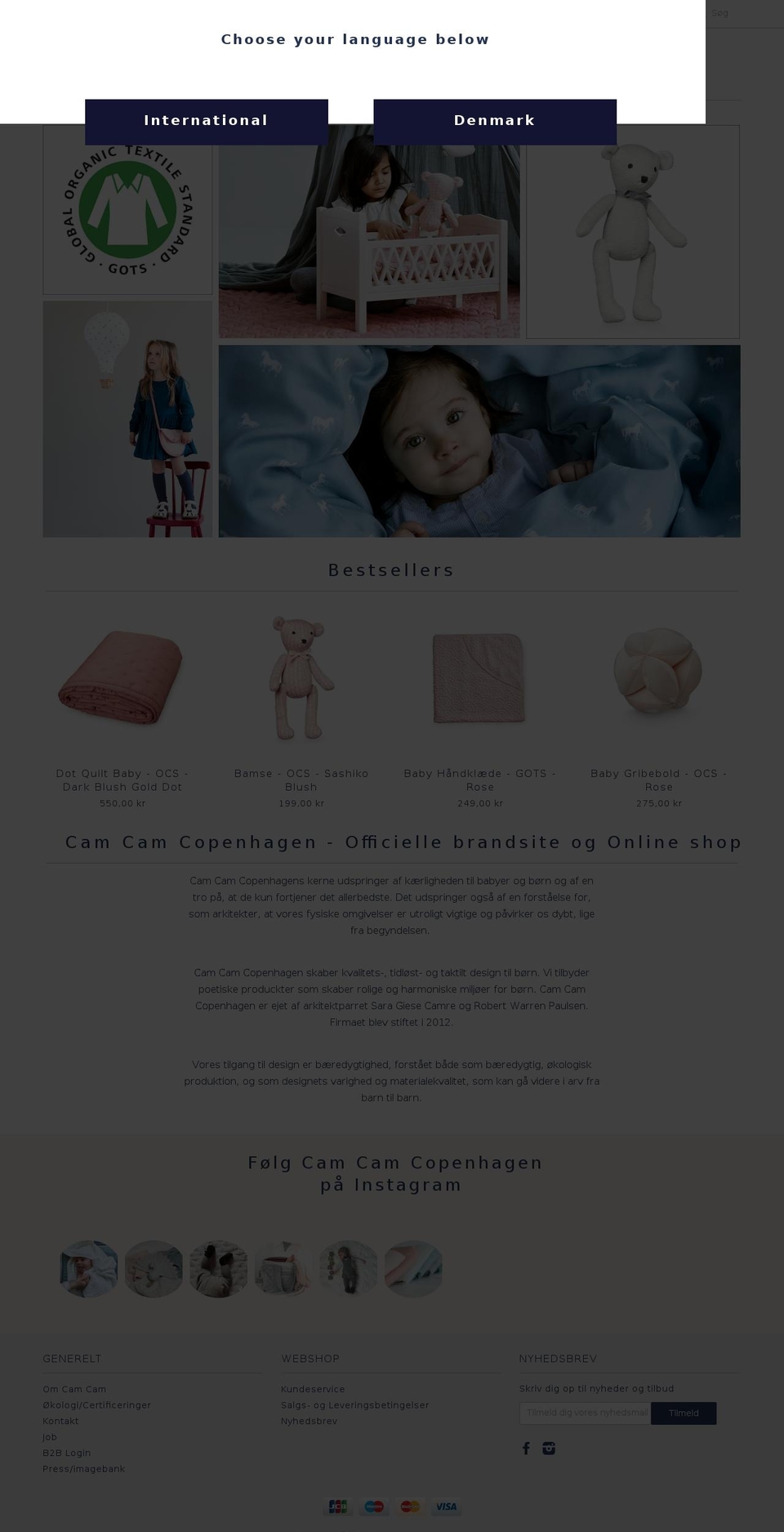 camcamcopenhagen.dk shopify website screenshot