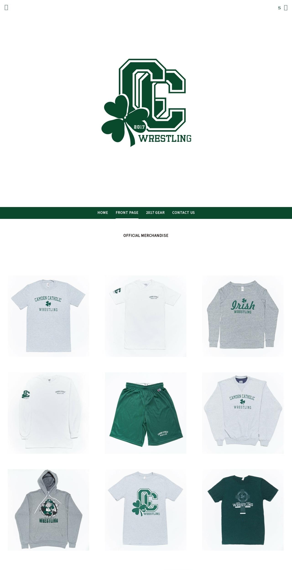 camden-catholic-wrestling.myshopify.com shopify website screenshot