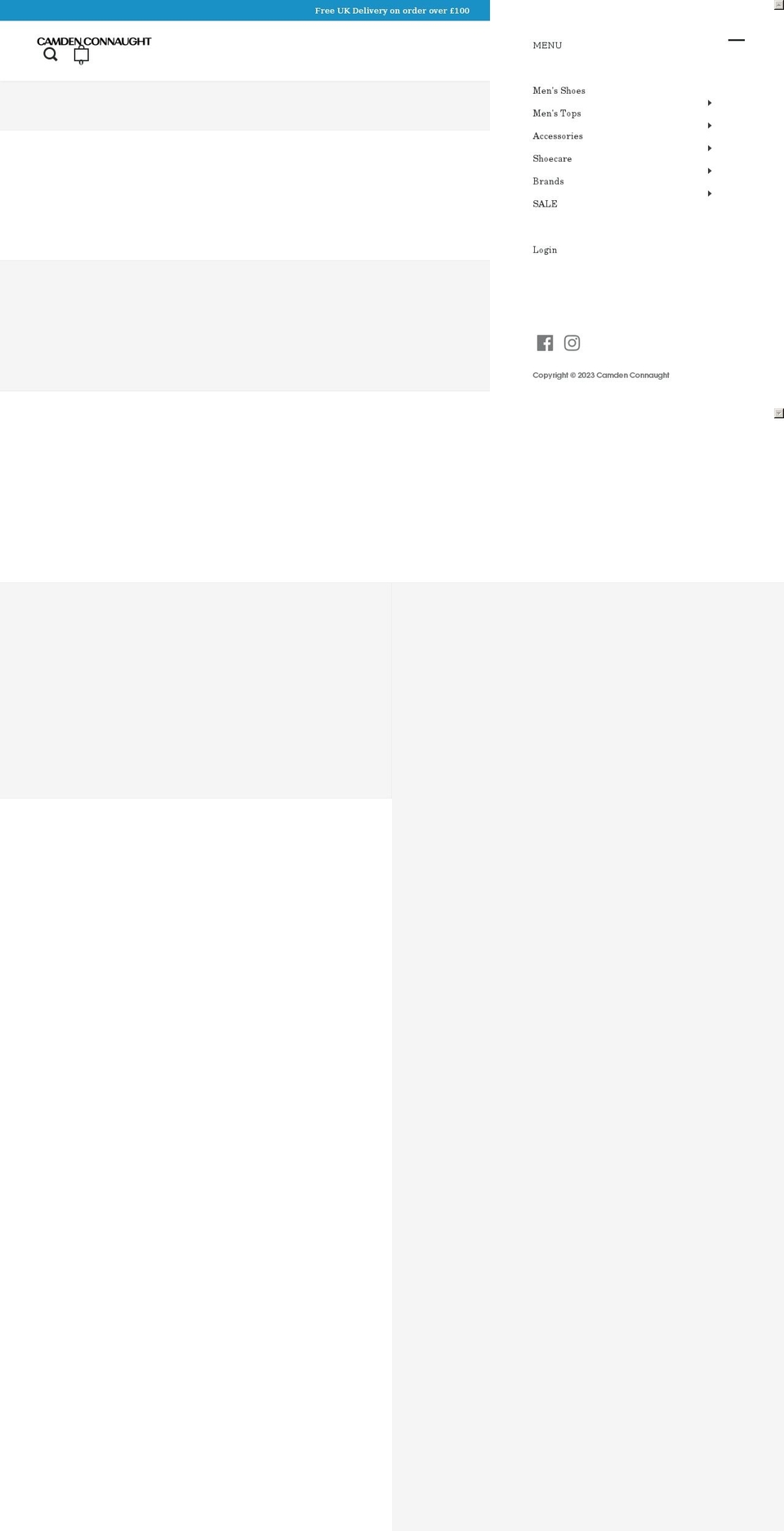 camdenconnaught.com shopify website screenshot