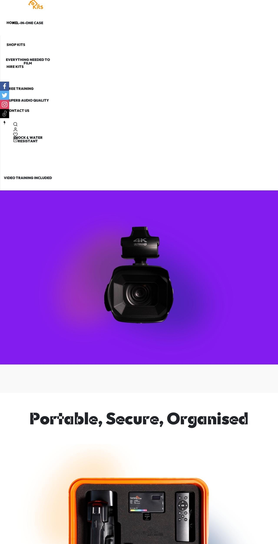 camerakits.com shopify website screenshot