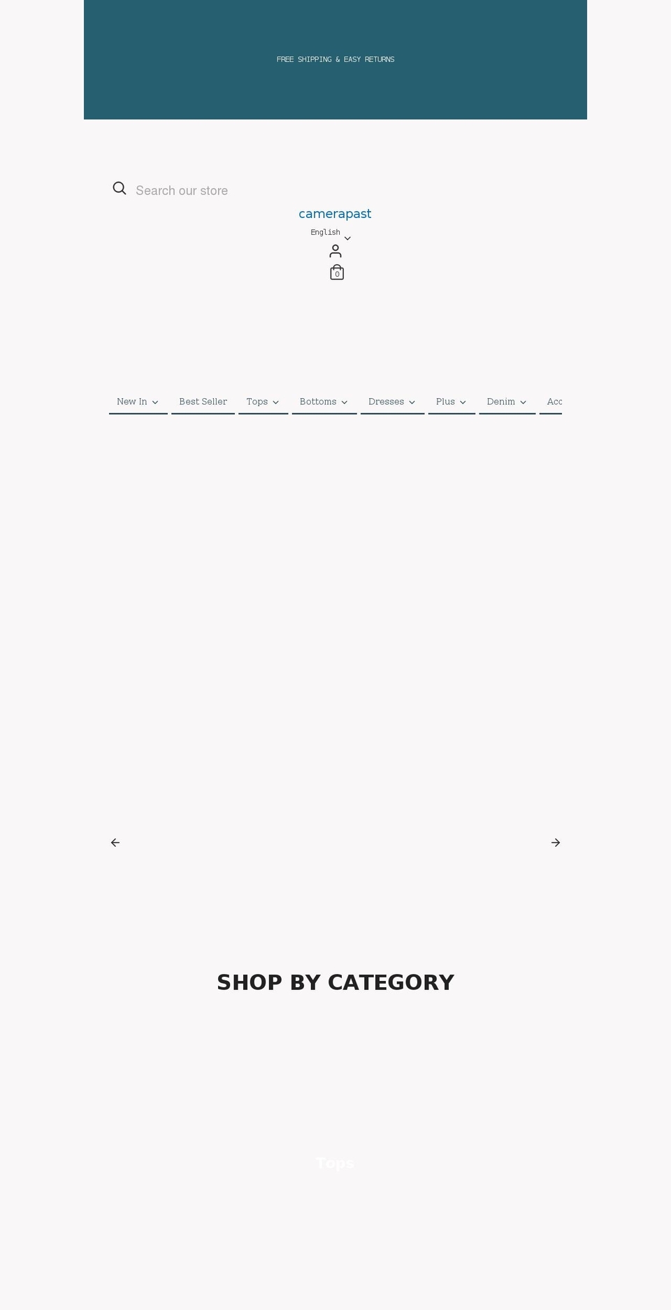 soost-New Shopify theme site example camerapast.com