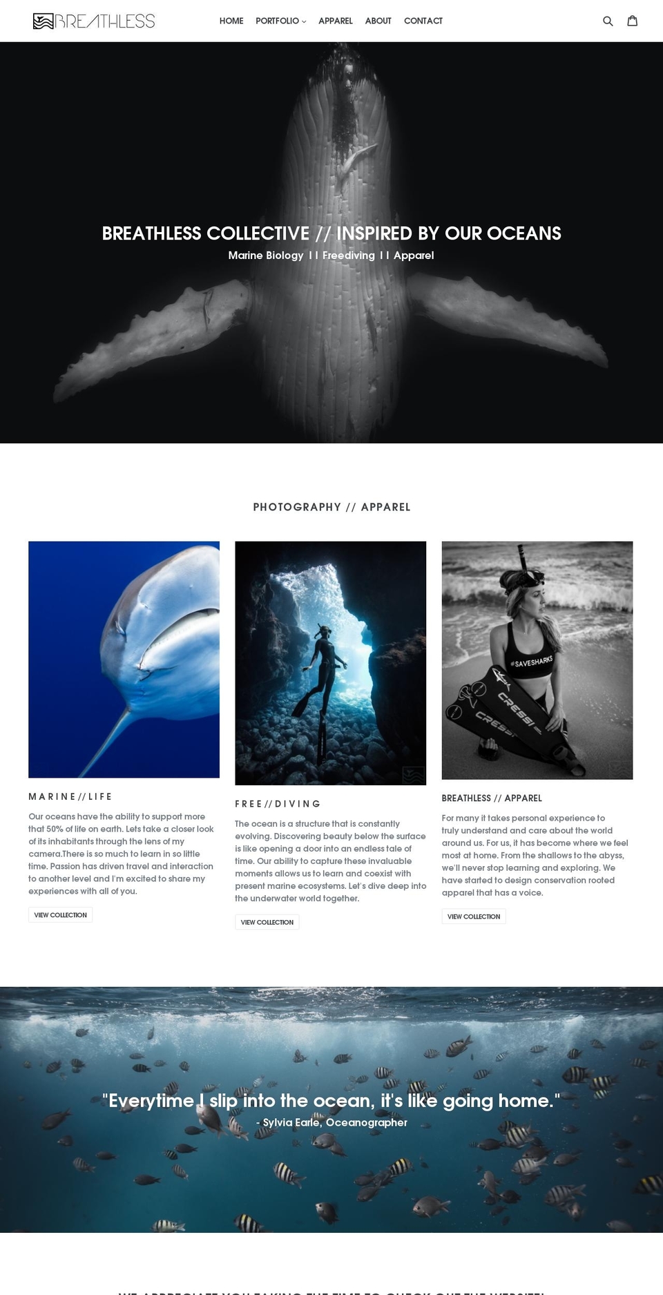 camgrantphotography.com — Shopify storefront screenshot