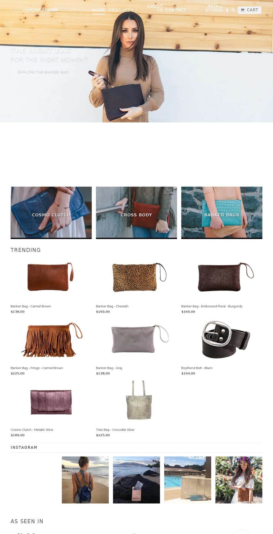 caminobrands.com shopify website screenshot