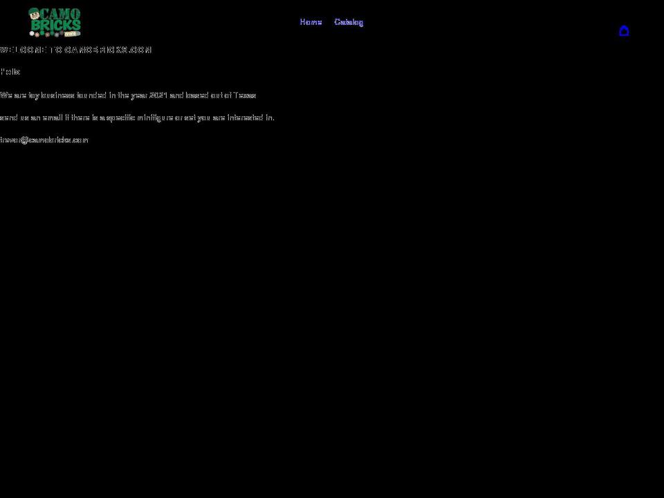 camobricks.com shopify website screenshot