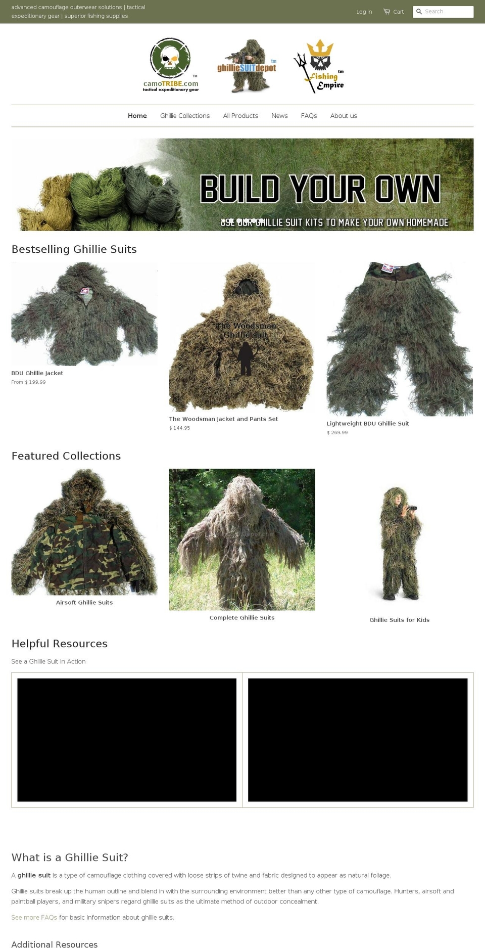 camotribe.com shopify website screenshot