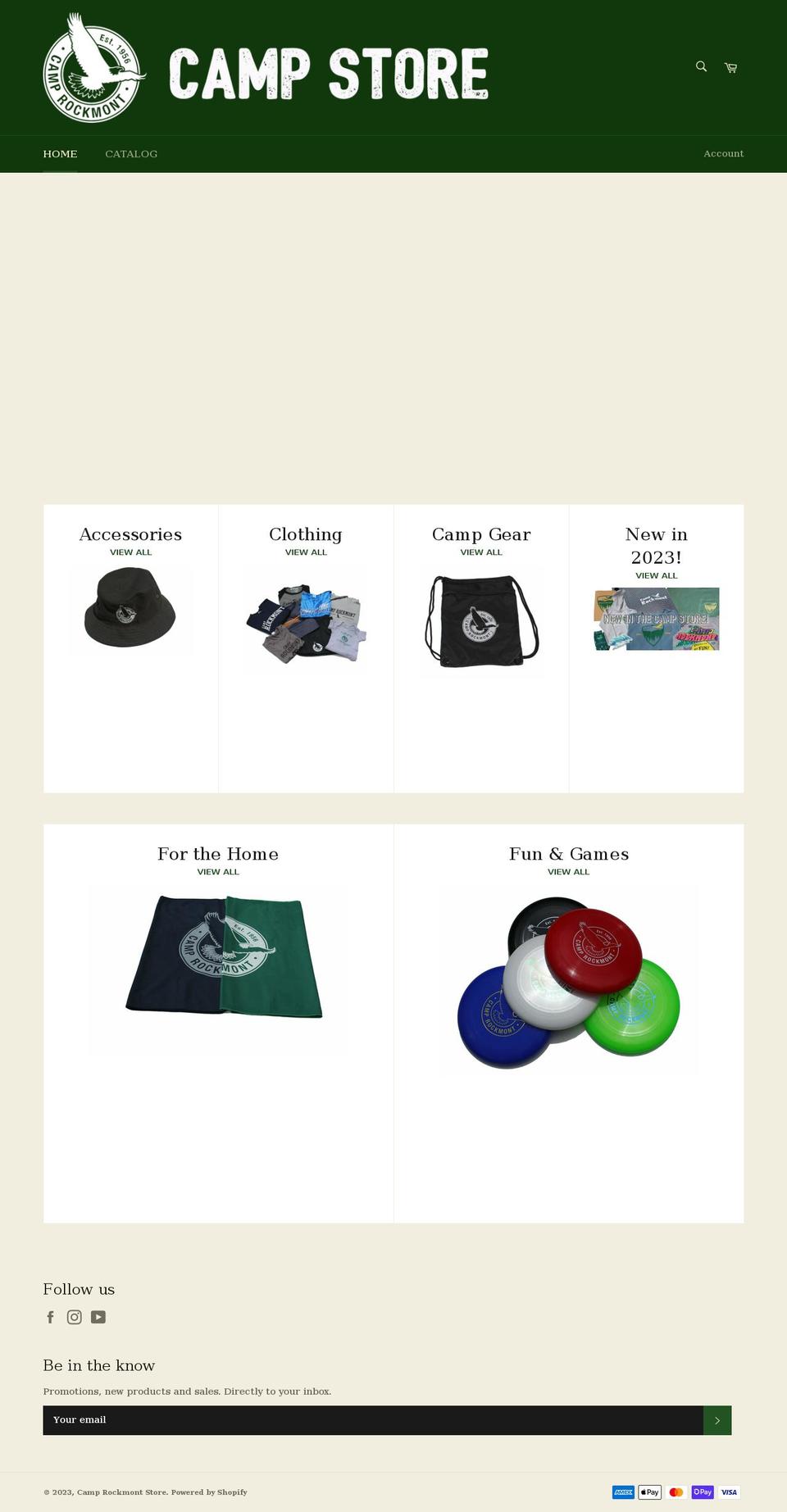 camp-rockmont-store.myshopify.com shopify website screenshot