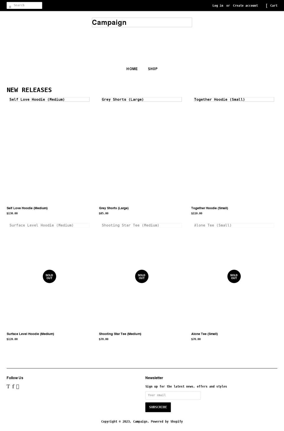 campaigncincinnati.com shopify website screenshot