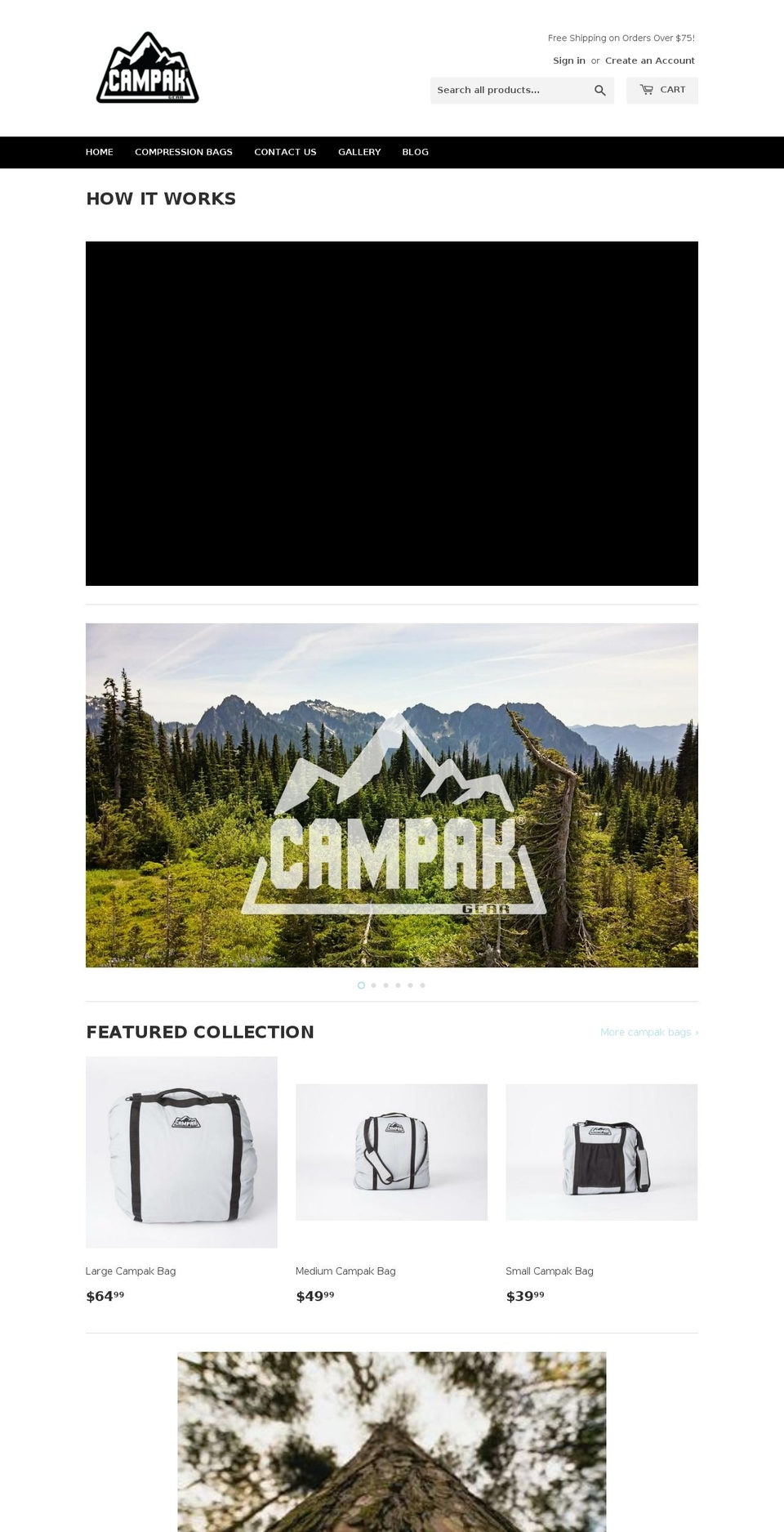 campakgear.com shopify website screenshot