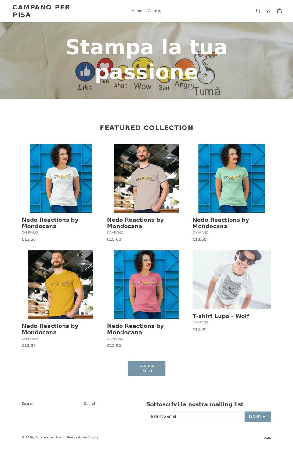 campanoshop.com — Shopify storefront screenshot