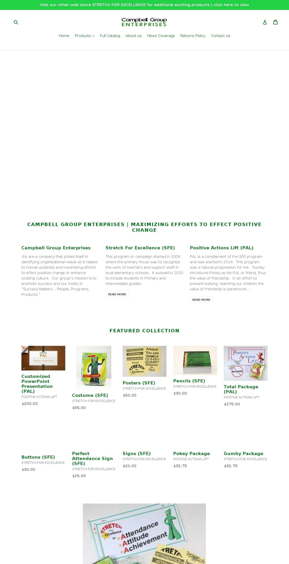 campbellgroupenterprises.com — Shopify storefront screenshot