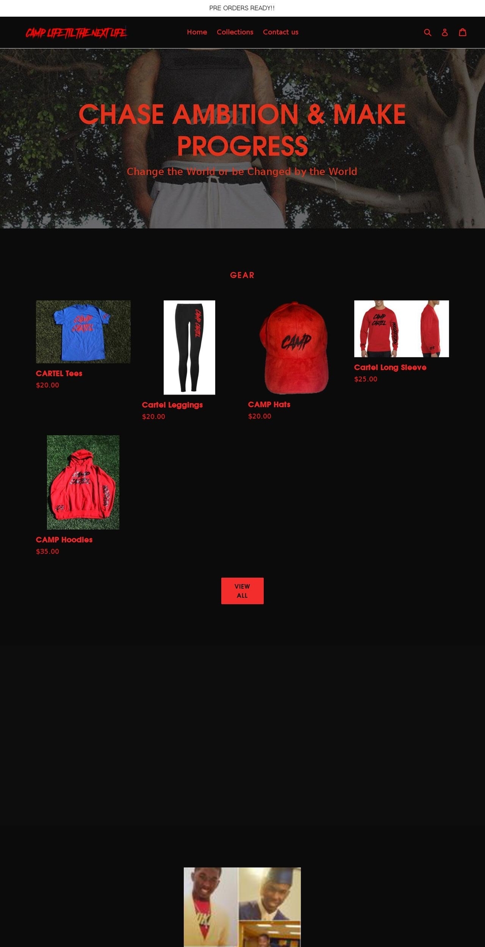 campcartel.com — Shopify storefront screenshot