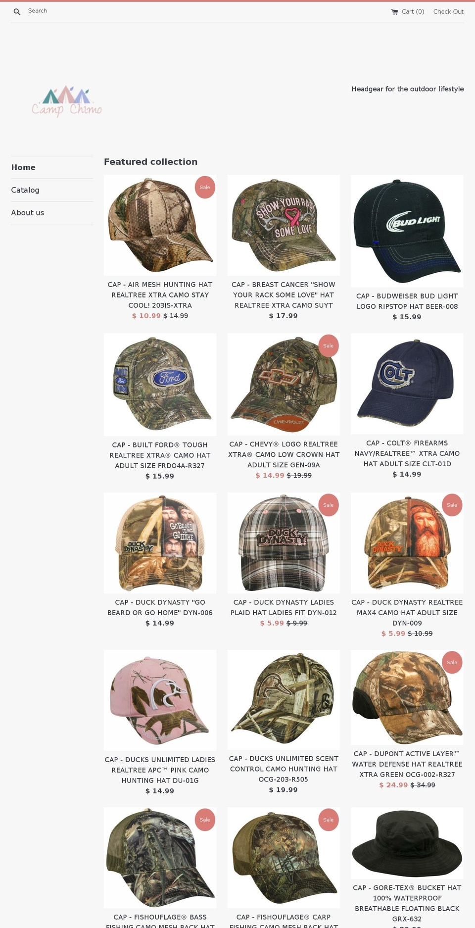 campchimo.com — Shopify storefront screenshot