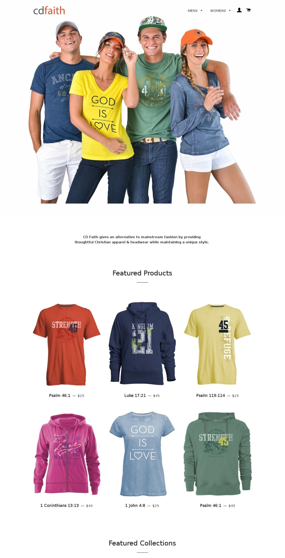 campdavidfaith.com — Shopify storefront screenshot