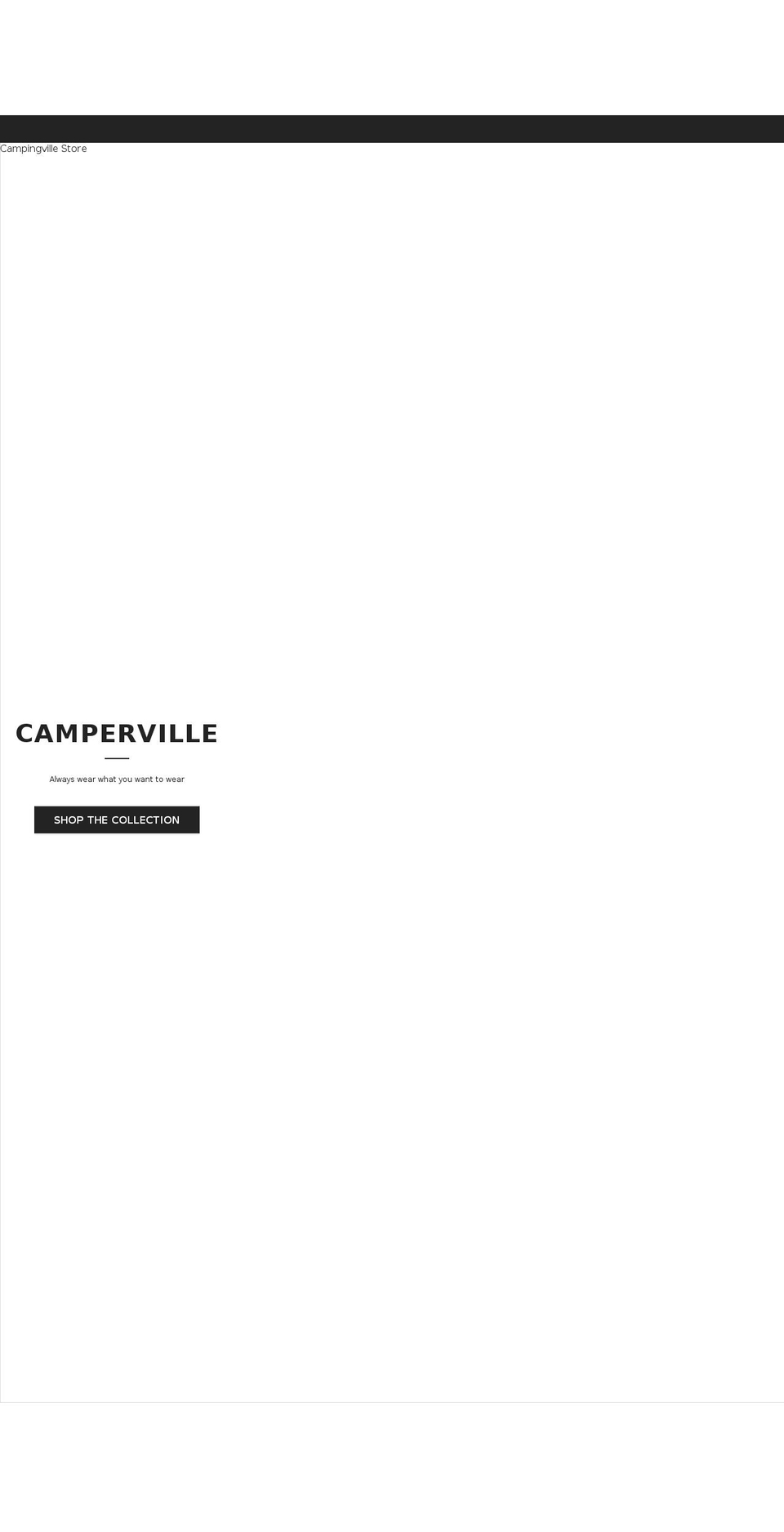 camperville.store shopify website screenshot