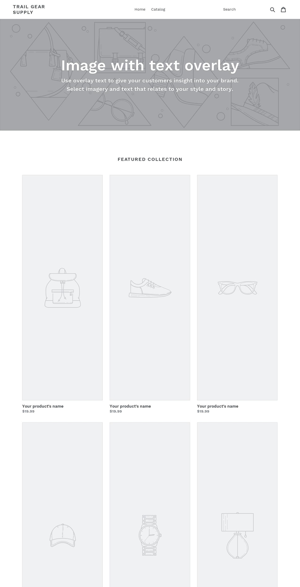 campgearsupply.com — Shopify storefront screenshot