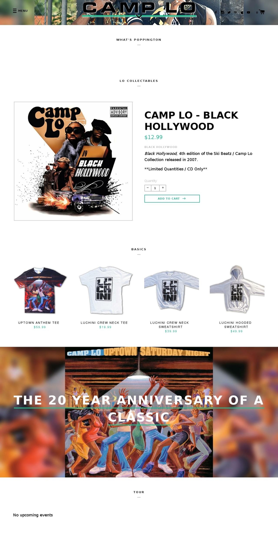 camplostore.com — Shopify storefront screenshot