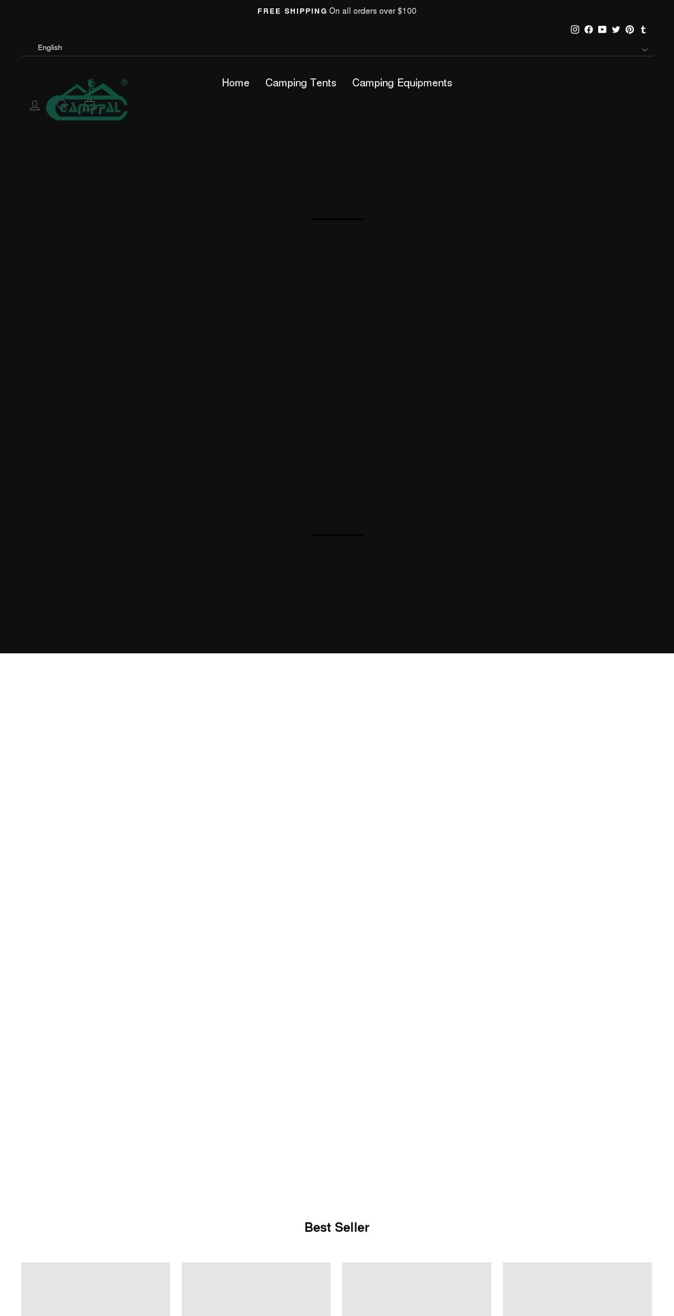 camppal.com shopify website screenshot