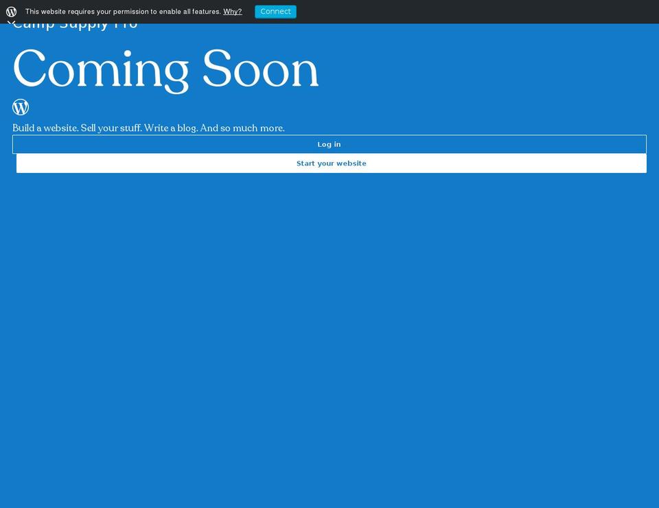 campsupplypro.com — Shopify storefront screenshot