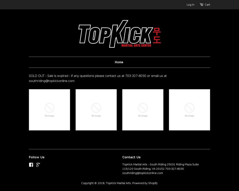 camptopkick.com shopify website screenshot