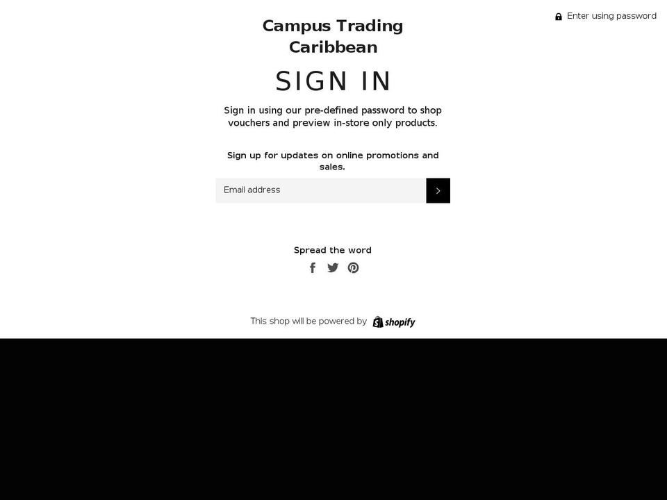 campustrading-ca.com shopify website screenshot