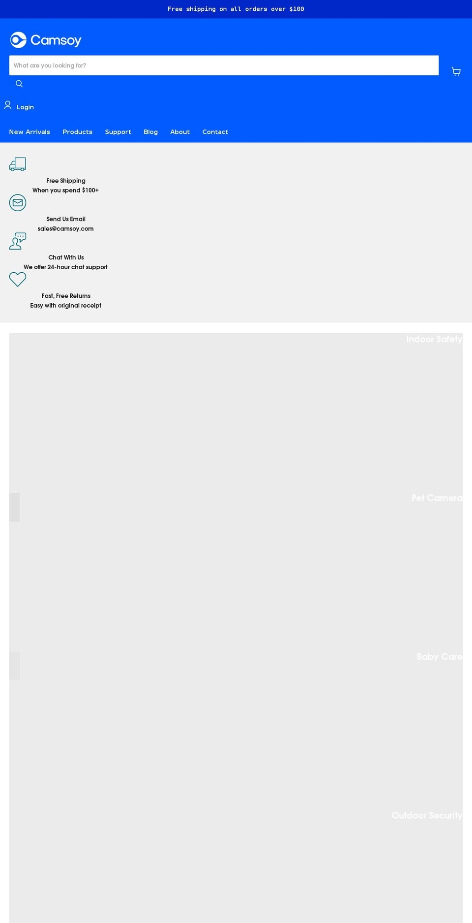 camsoy.com shopify website screenshot