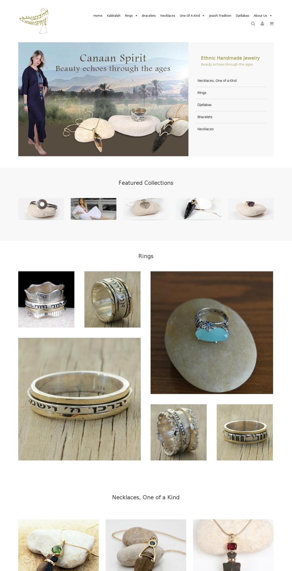 canaanspirit.com shopify website screenshot