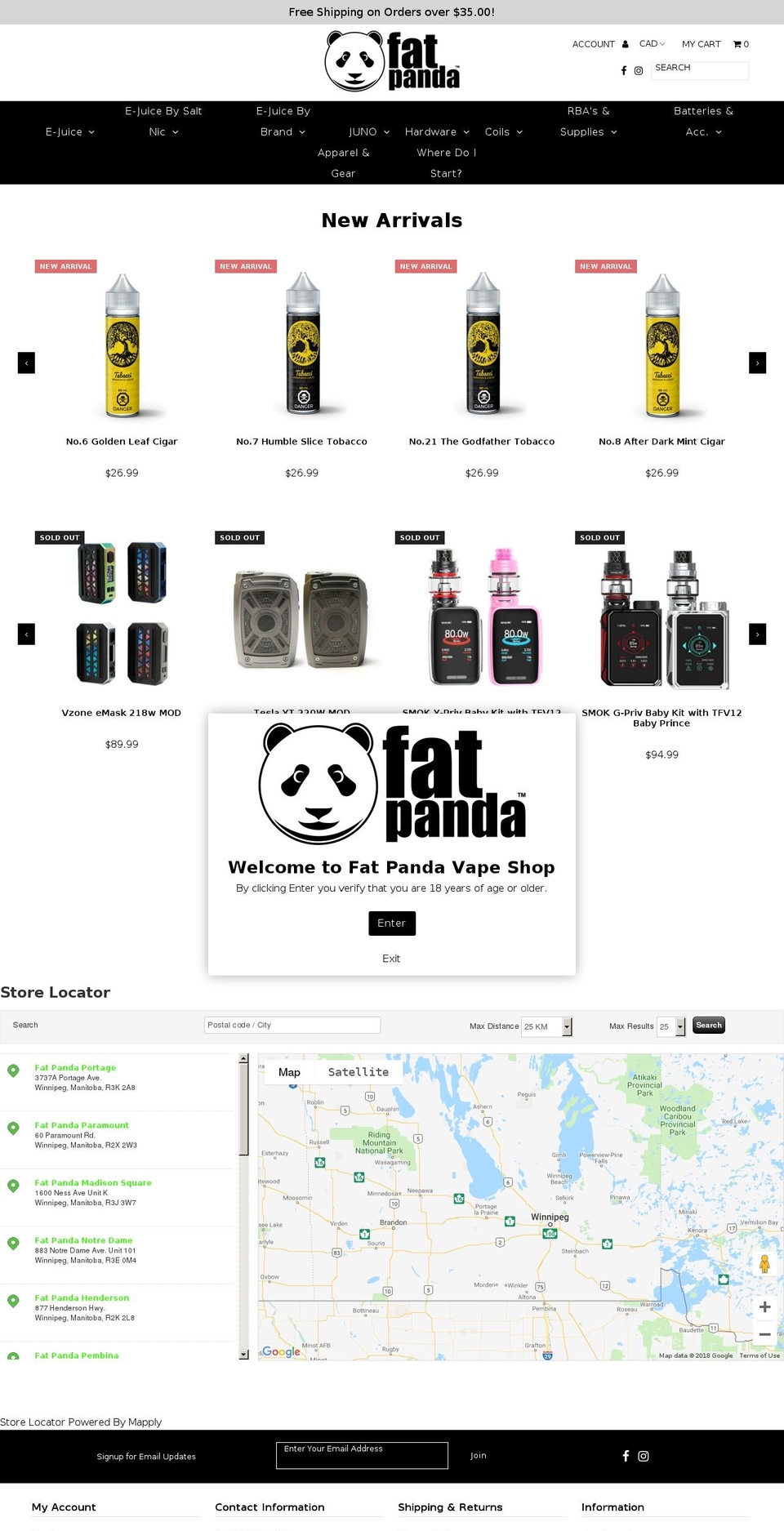 Copy of Fashionopolism Shopify theme site example canadaejuices.com