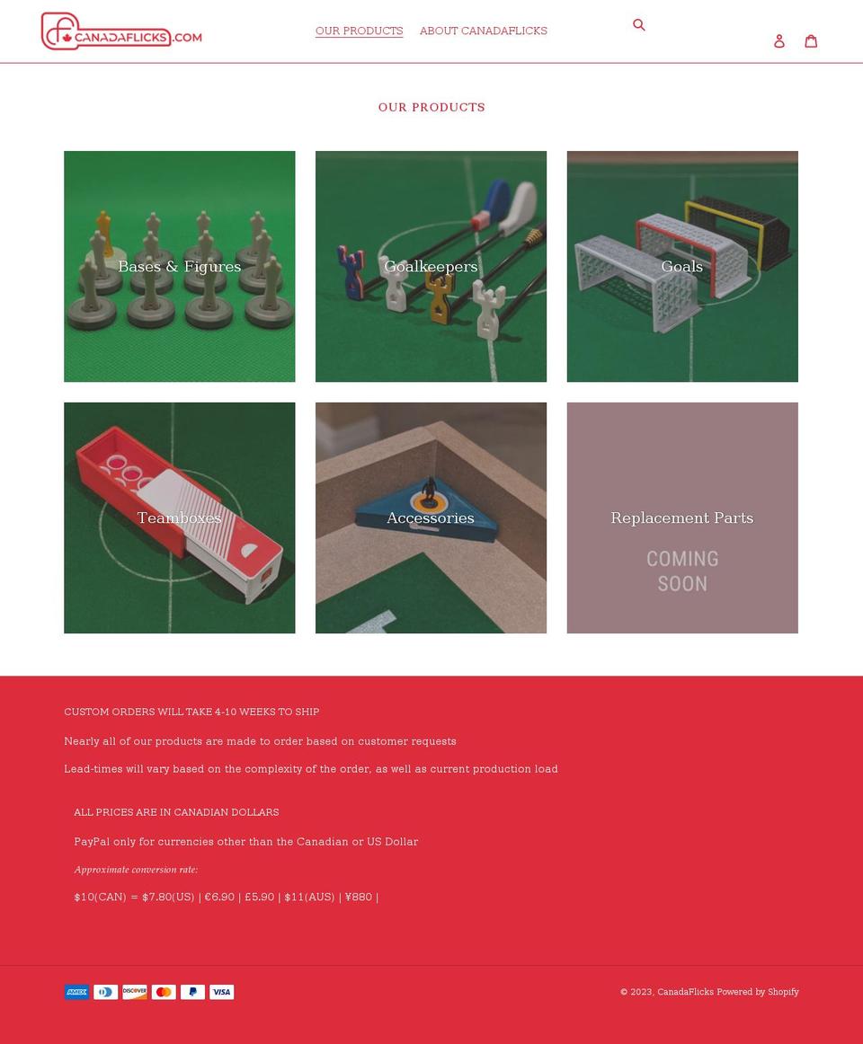 canadaflicks.com shopify website screenshot