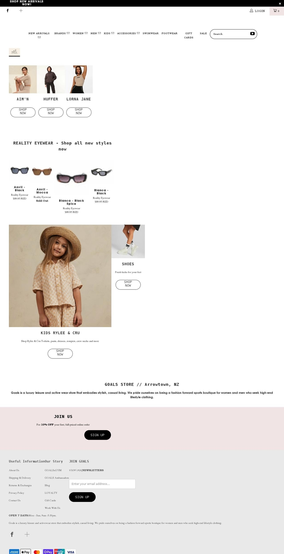 canadagoosenz.com shopify website screenshot