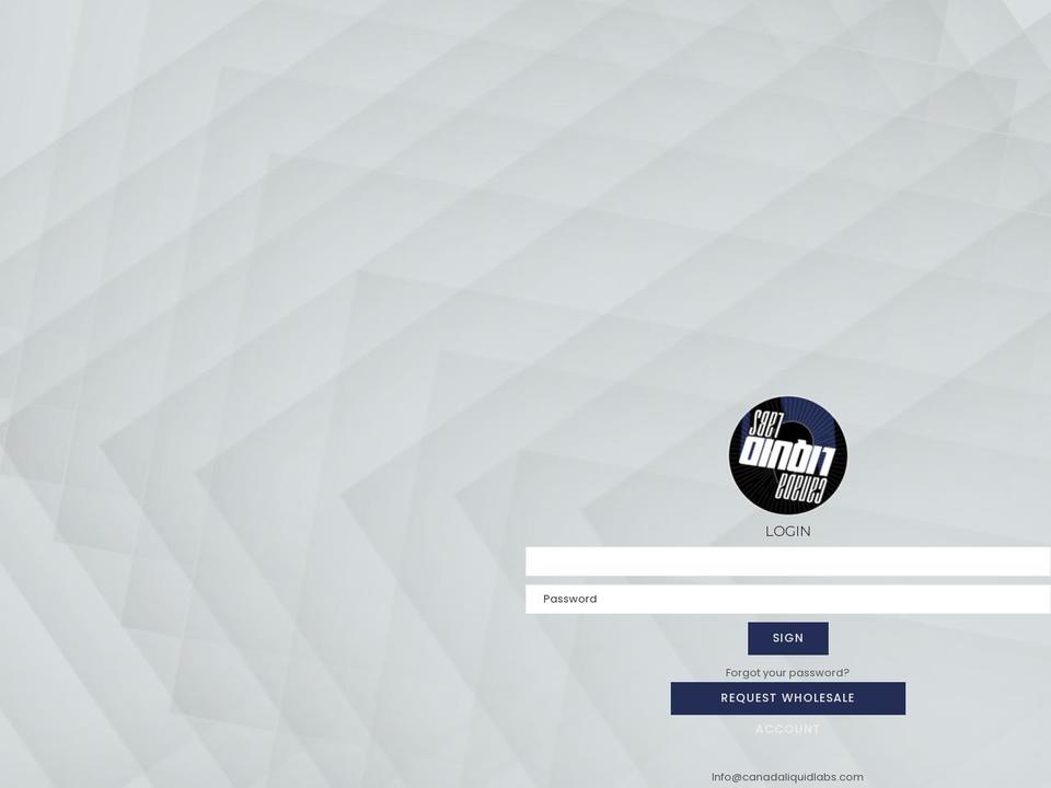 canadaliquidlabs.com shopify website screenshot