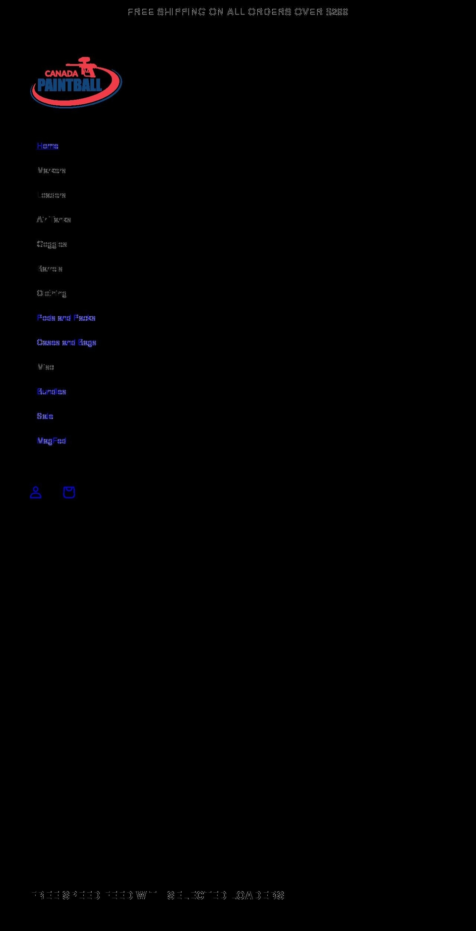 canadapaintball.ca shopify website screenshot