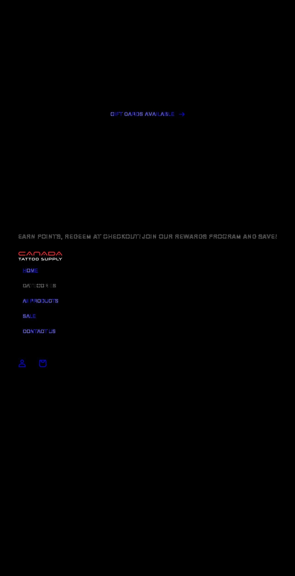 canadatattoosupply.com shopify website screenshot