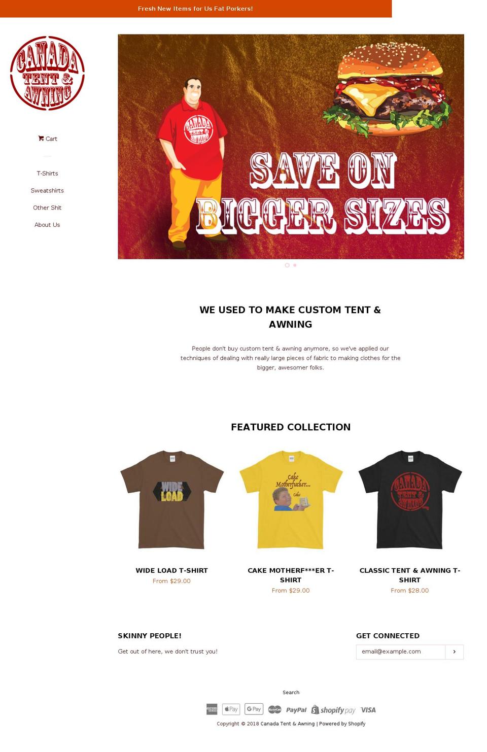 canadatna.com — Shopify storefront screenshot