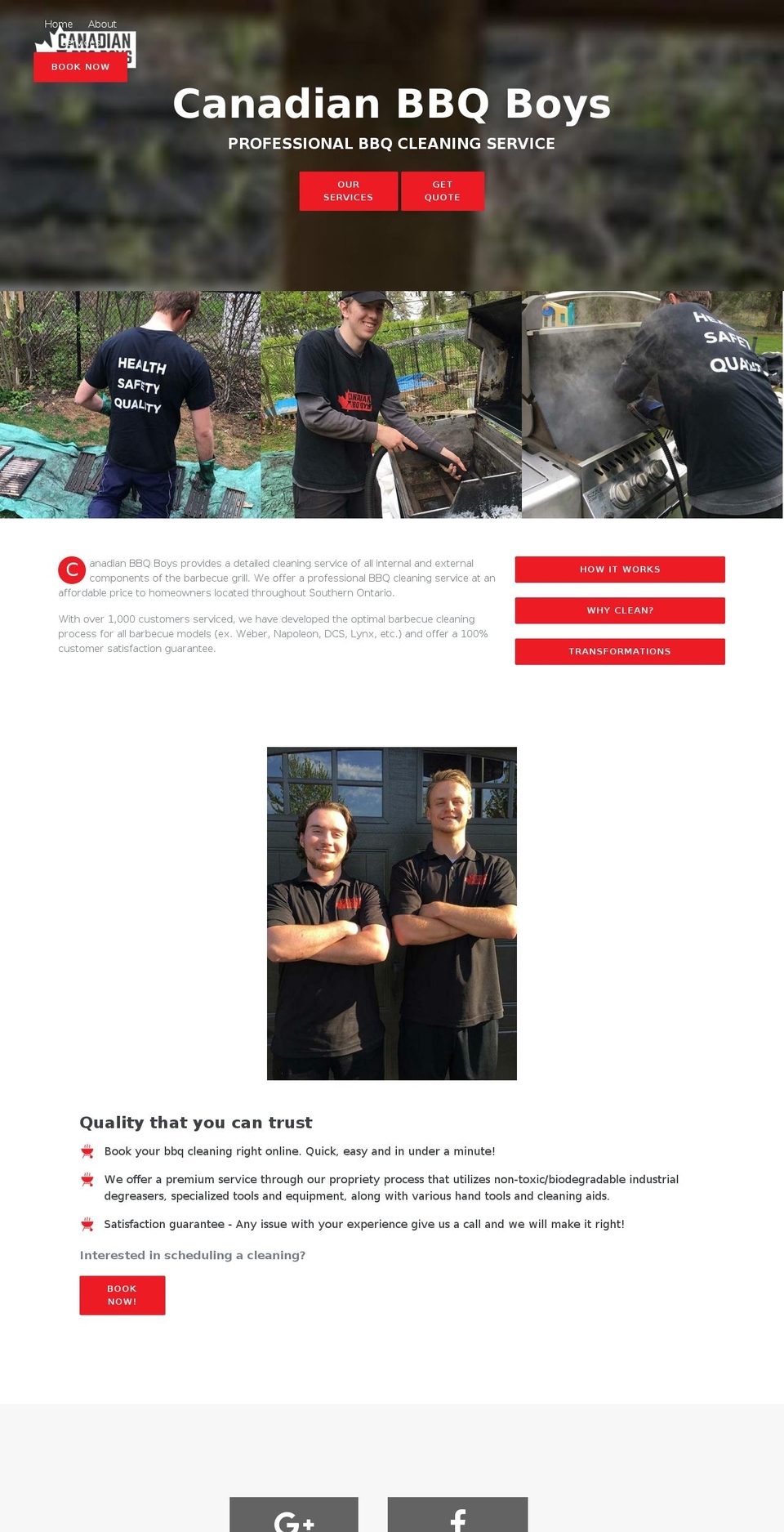 canadianbbqboys.com shopify website screenshot