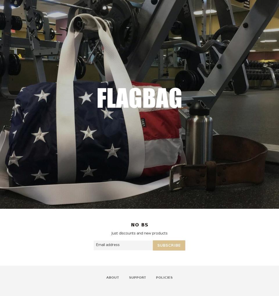FLAGBAG Shopify theme site example canadianflagbag.com